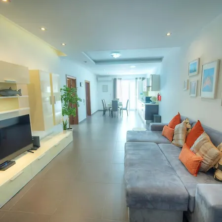 דירה Bright & Large 2bedrooms In Center Mpor1-1 סליאמה
